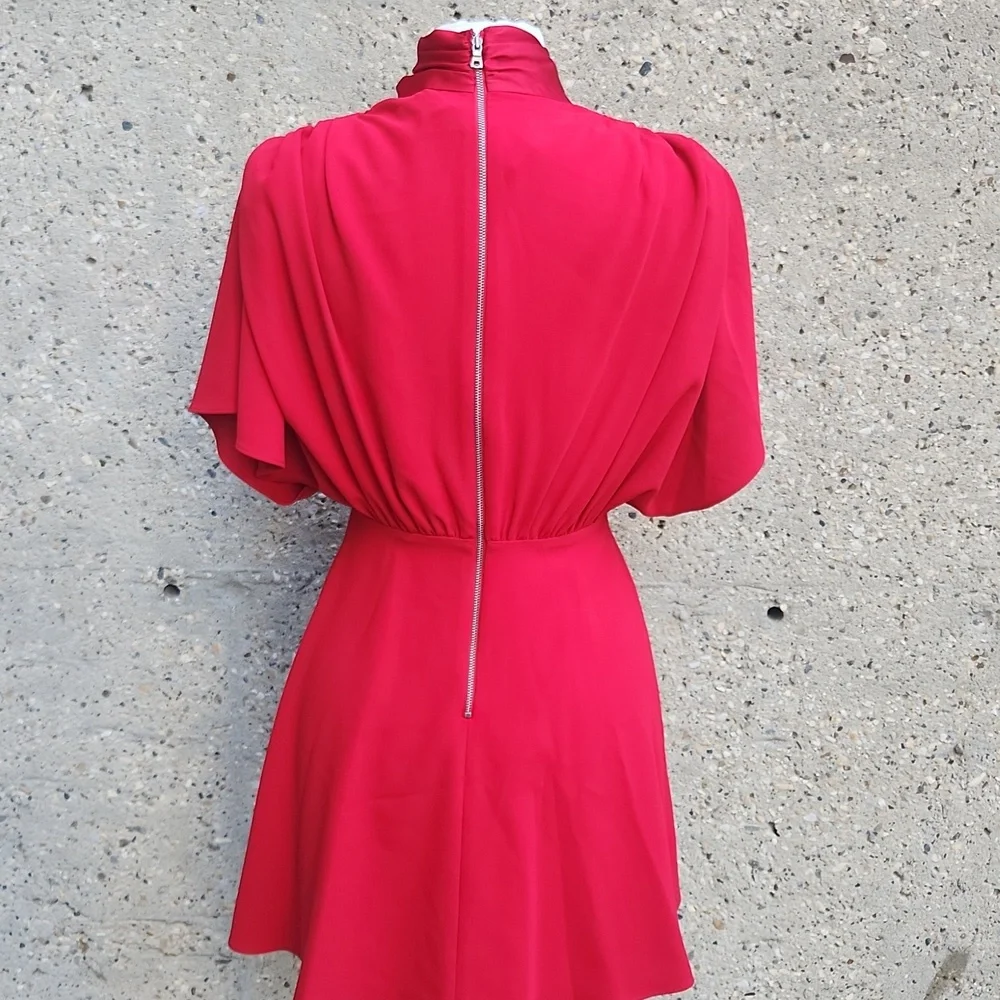 Alice + Olivia Red Mini Dress - Picture 6 of 12